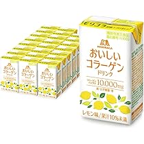 Amazon | 森永製菓 おいしいコラーゲンドリンク 125ml 24本 レモン味